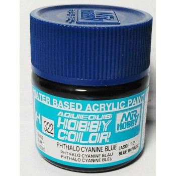 Mr Hobby Aqueous color H-322 Phthalo Cyanne Blue